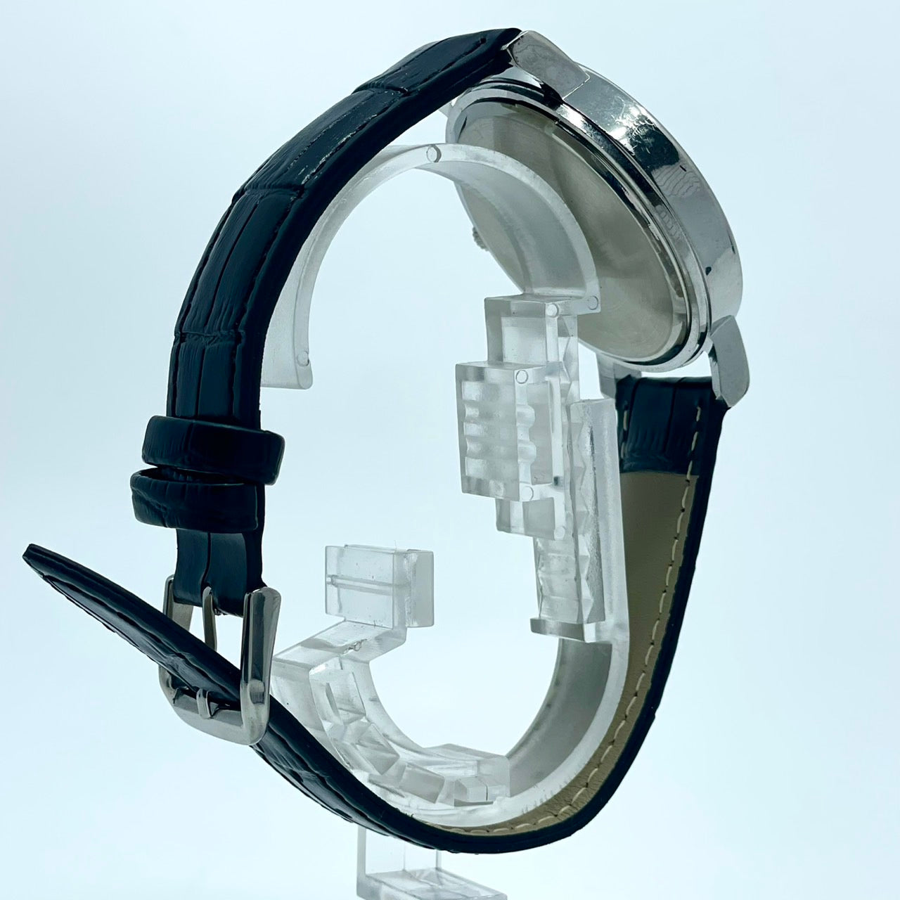 【電池交換済／新品ベルト(社外品)】美品 アベイシングエイプ 腕時計 メンズ クオーツ ブラック文字盤 BAPE CAMO 猿カモ アナログ ストリートファッションウォッチ ラウンド シルバーケース カジュアル 人気モデル クリーニング済み G2