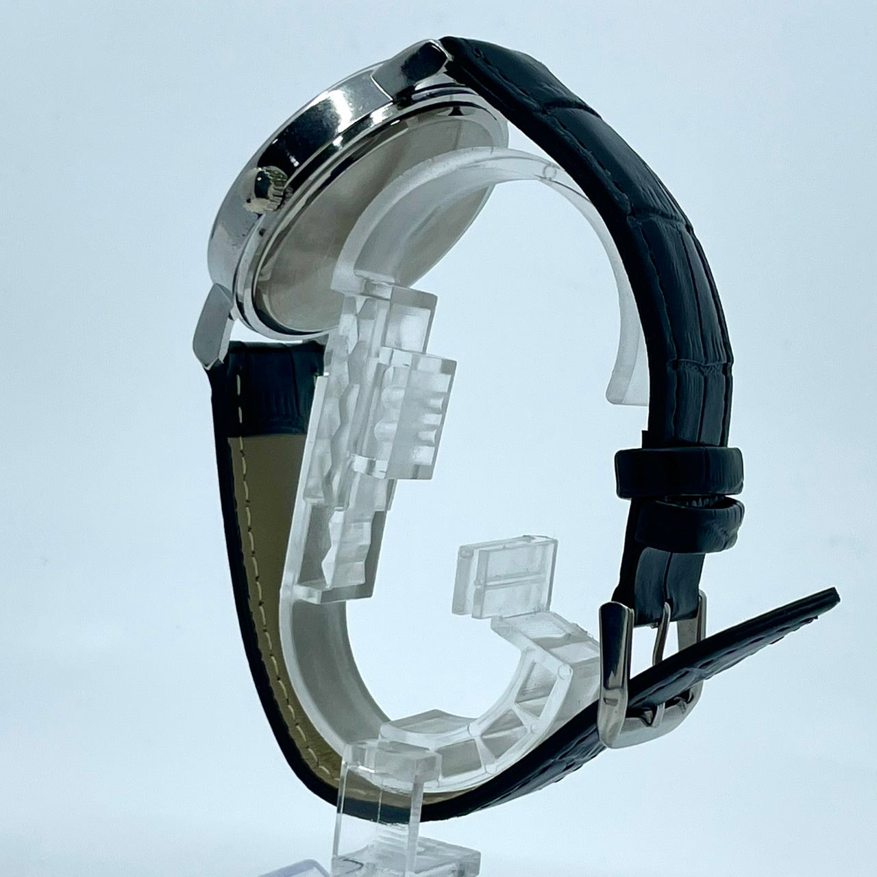 【電池交換済／新品ベルト(社外品)】美品 アベイシングエイプ 腕時計 メンズ クオーツ ブラック文字盤 BAPE CAMO 猿カモ アナログ ストリートファッションウォッチ ラウンド シルバーケース カジュアル 人気モデル クリーニング済み G2