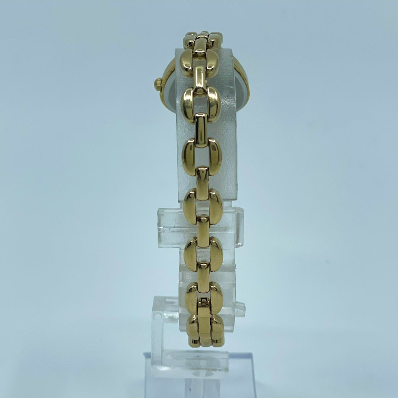 【電池交換済】POLA ポーラ MY FAIR LADY 腕時計 レディース ゴールド ティアドロップ カットガラス ブレスレットウォッチ ドレスウォッチ エレガント フェミニン ジュエリーウォッチ アクセサリー感覚 人気モデル クリーニング済み G2