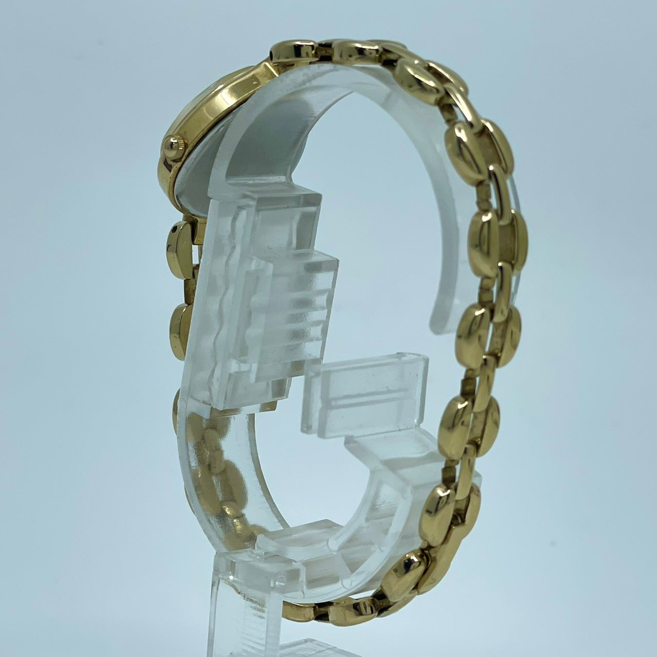 【電池交換済】POLA ポーラ MY FAIR LADY 腕時計 レディース ゴールド ティアドロップ カットガラス ブレスレットウォッチ ドレスウォッチ エレガント フェミニン ジュエリーウォッチ アクセサリー感覚 人気モデル クリーニング済み G2