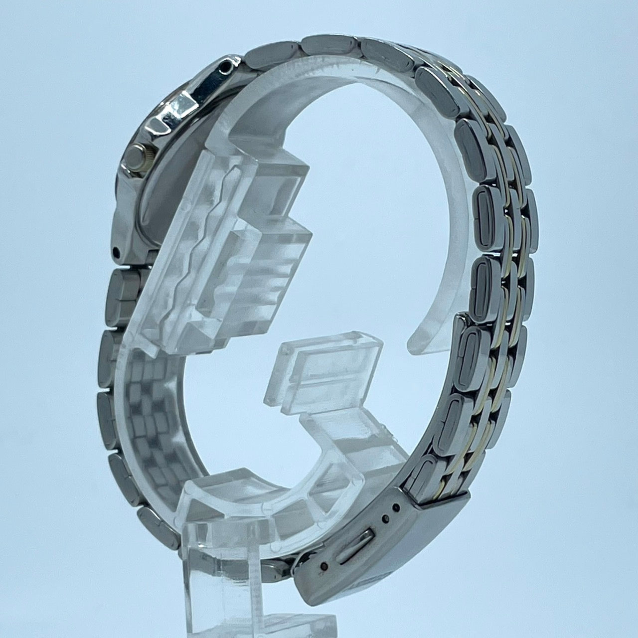 【稼働品】 citizen シチズン 腕時計 E030-K16261 レディース エコドライブ ソーラー コンビカラー ゴールド シルバー アナログ ビジネス オフィススタイル 耐磁 ANTIMAG4800 ヴィンテージ感 クラシックデザイン クリーニング済み G2