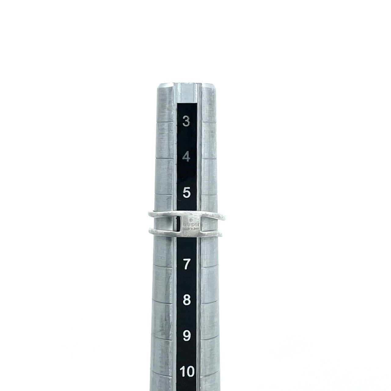 GUCCI グッチ インターロッキングG ブリットリング 指輪 6号 シルバー SV925 アクセサリー ジュエリー レディース I1