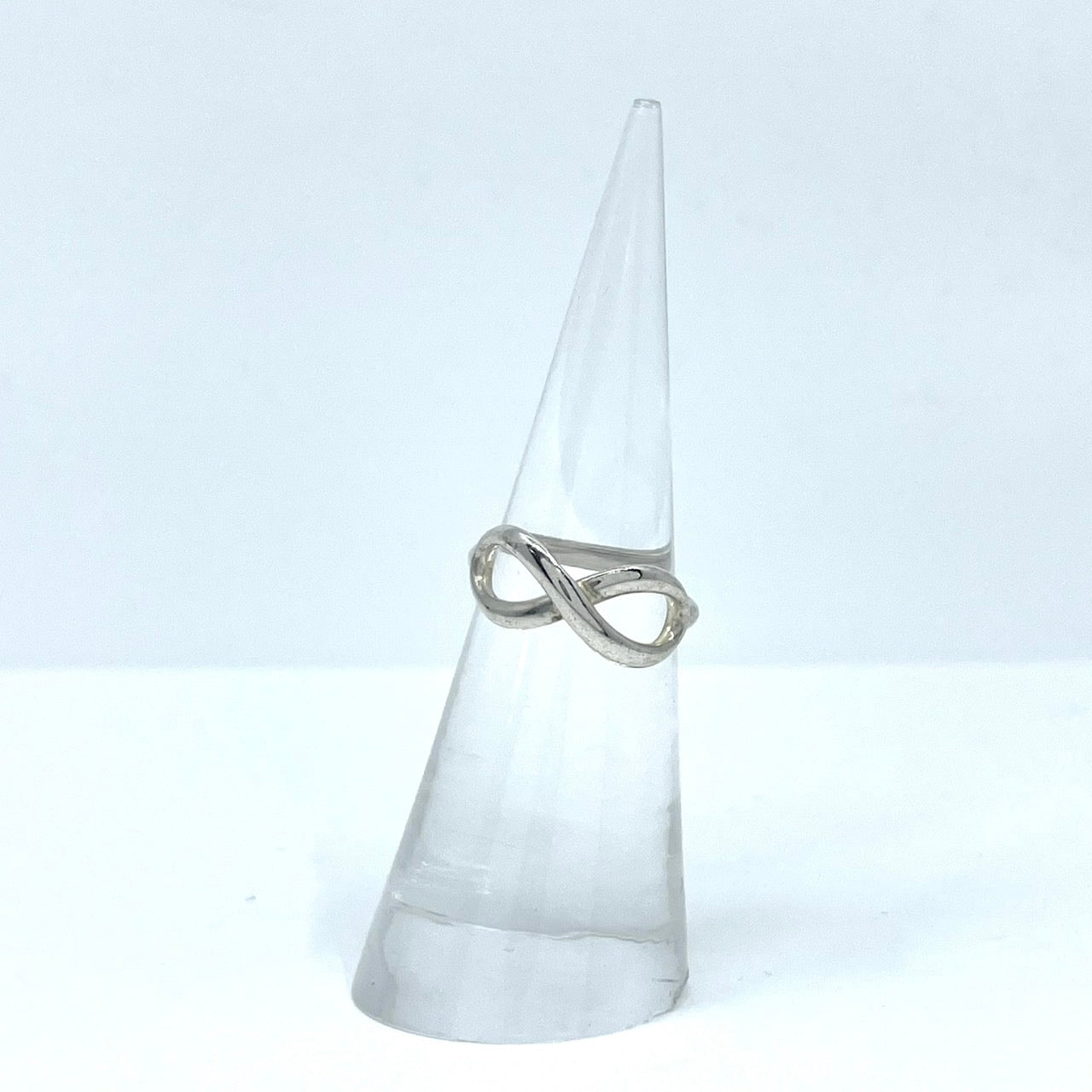 美品 TIFFANY & Co. ティファニー リング 指輪 インフィニティ 7号 SV925 シルバー ヴィンテージ ジュエリー アクセサリー レディース I1