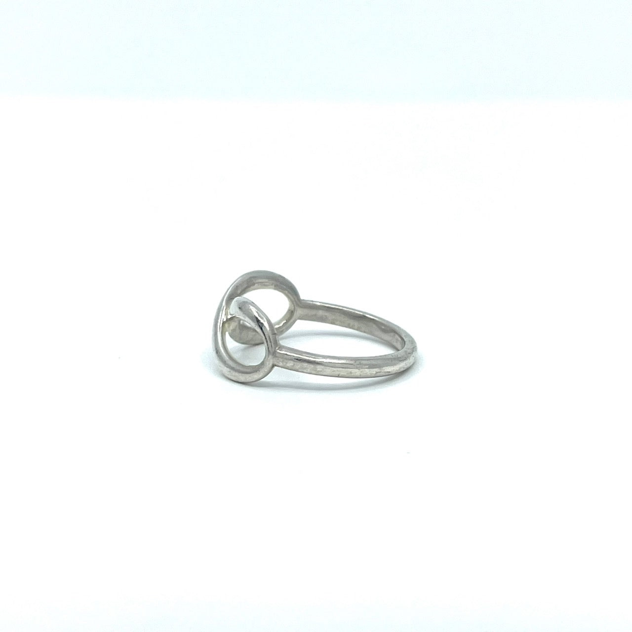 美品 TIFFANY & Co. ティファニー リング 指輪 インフィニティ 7号 SV925 シルバー ヴィンテージ ジュエリー アクセサリー レディース I1