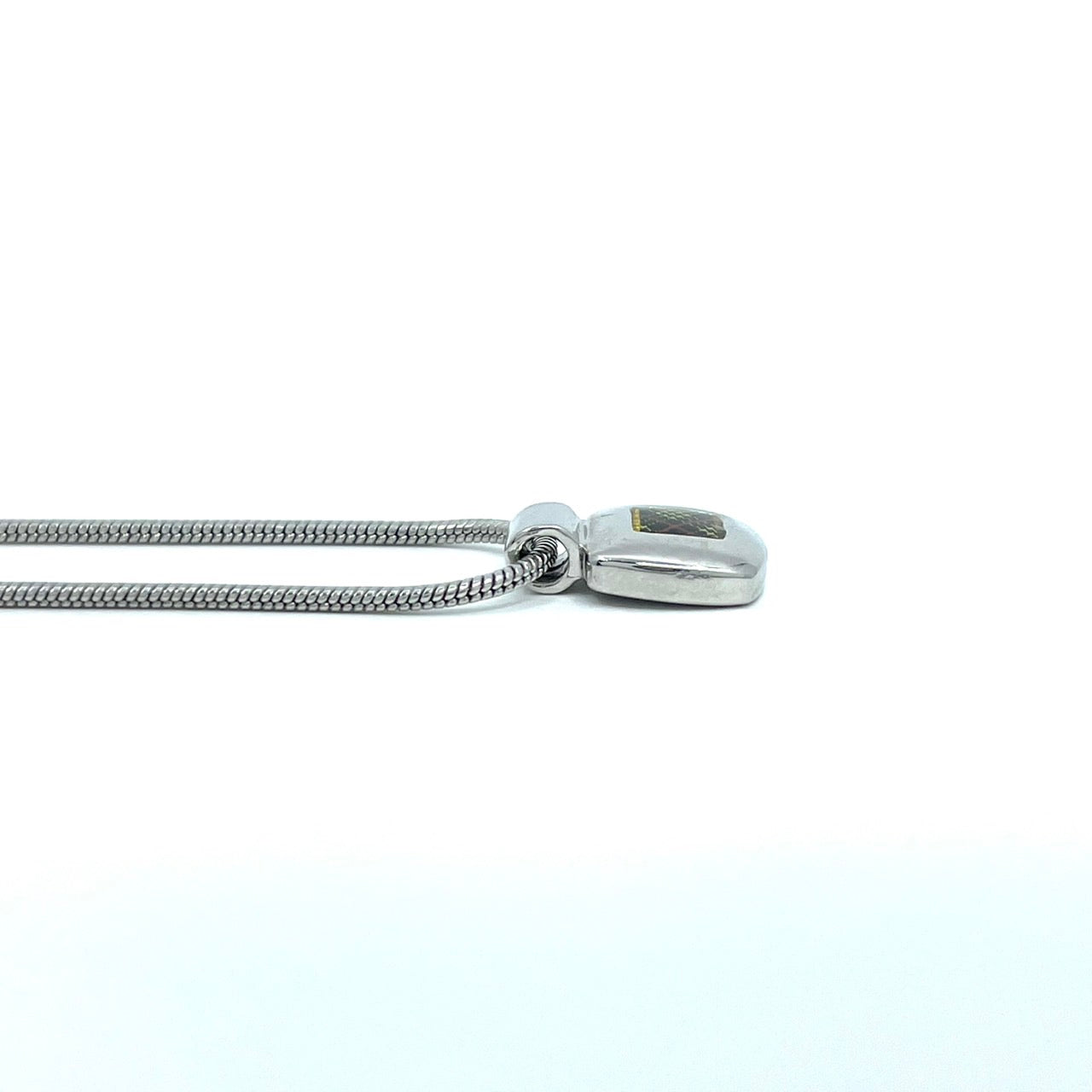 美品 BURBERRY バーバリー ヴィンテージ ネックレス ペンダント ノバチェック スクエア シルバーカラー アクセサリー ジュエリー レディース アジャスター付き I1