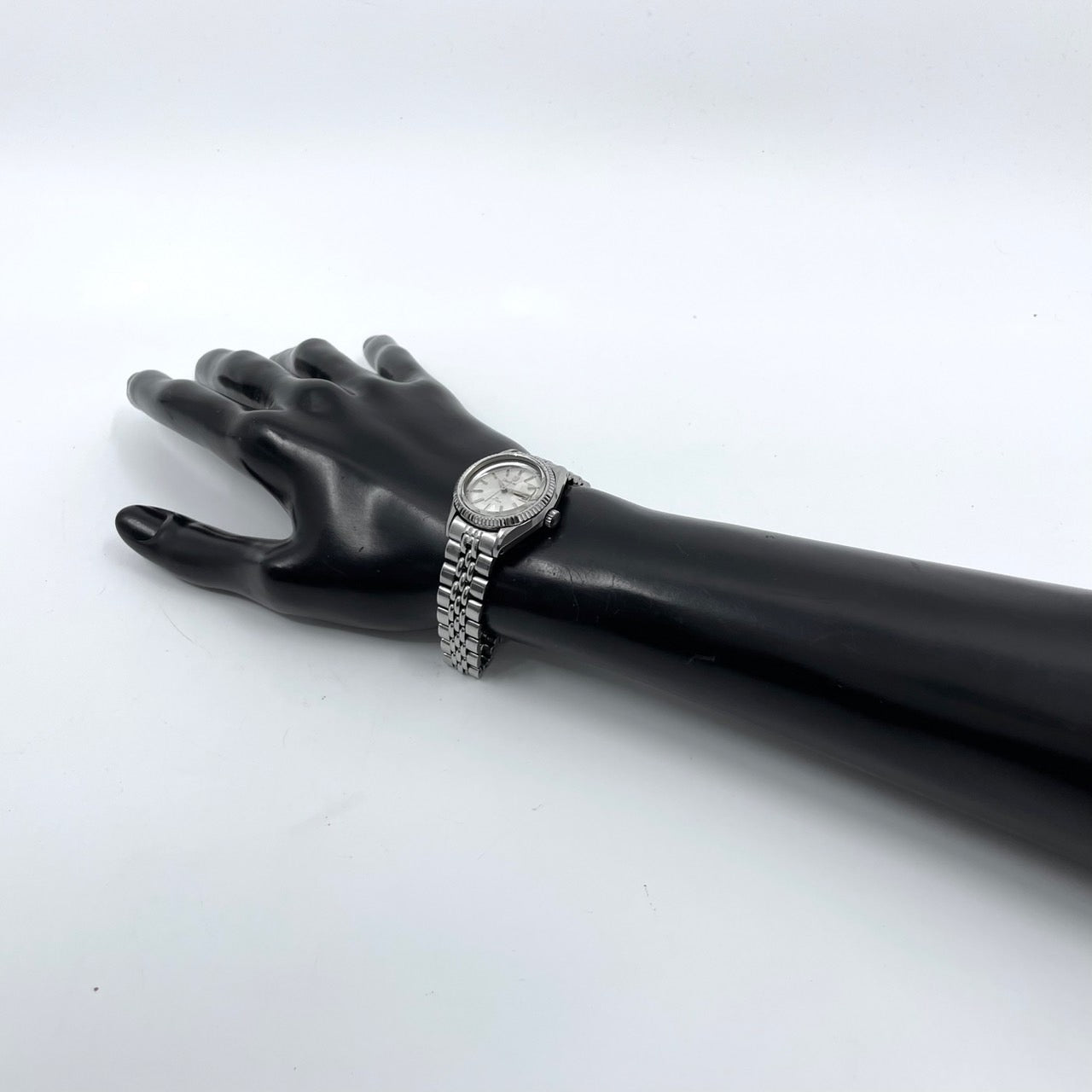 【稼働品】CITIZEN シチズン Date star デイトスター レディース 腕時計 自動巻き 21石 シルバー ラウンド デイト表示 希少 昭和レトロ アンティーク ビンテージ クラシック エレガント ドレスウォッチ クリーニング済み G4