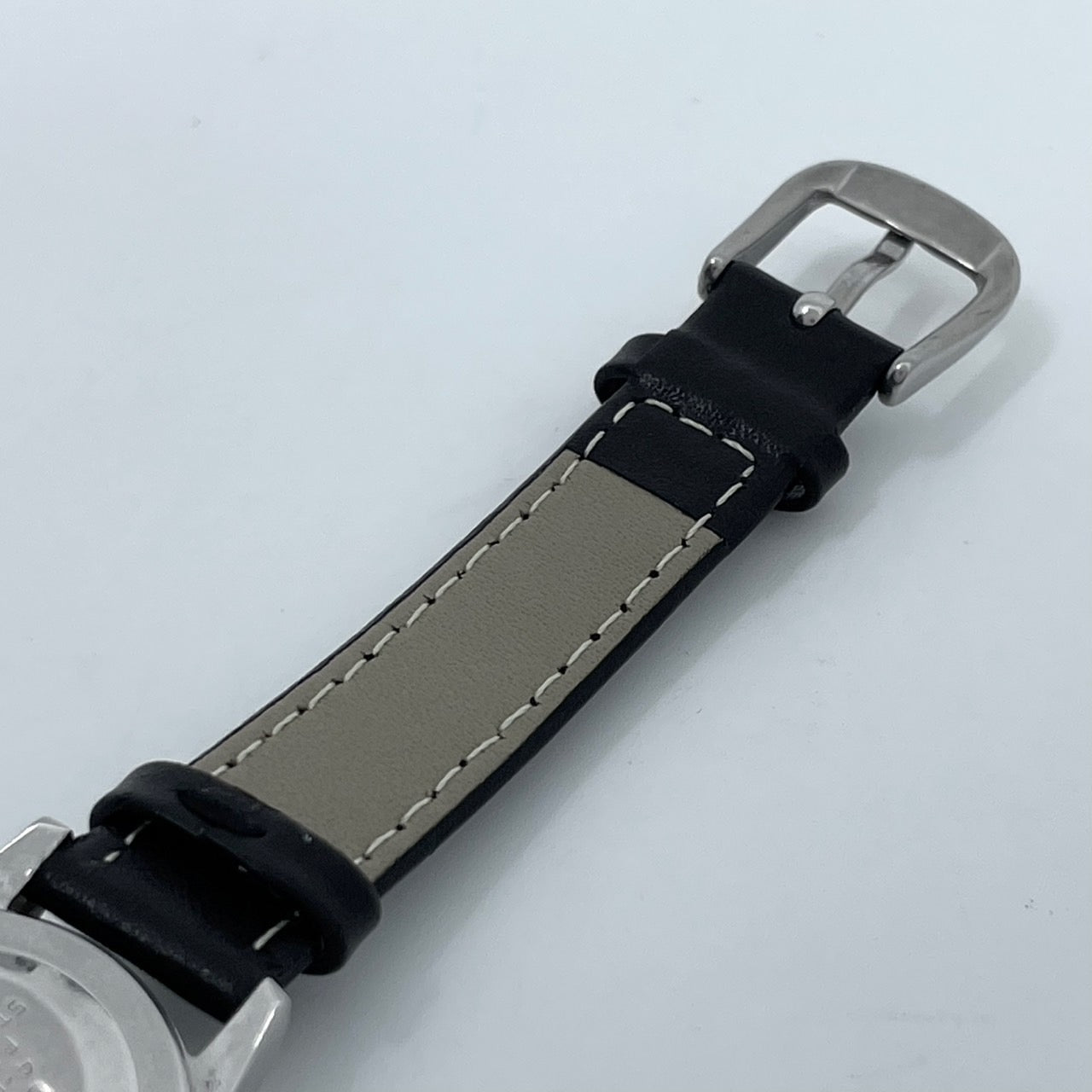 【デッドストック/稼働品】CITIZEN シチズン Date Star デイトスター レディース 腕時計 手巻き 17石 シルバー ブラックレザー ラウンド デイト 希少 昭和レトロ アンティーク ビンテージ クラシック エレガント ドレスウォッチ 新品ベルト交換済（社外品） G4