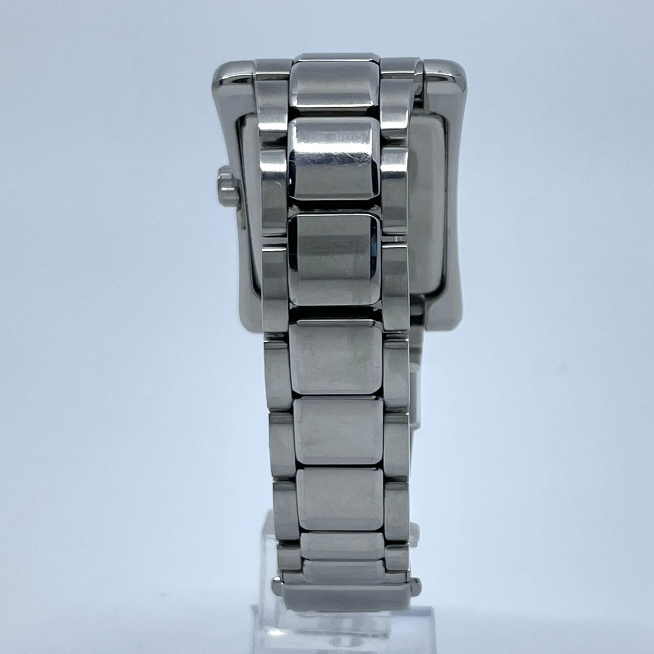 【電池交換済／稼働品】Paul Smith ポールスミス メンズ 腕時計 トノー シルバー アイボリー文字盤 クオーツ アナログ エレガント スタイリッシュ クラシック ビジネス カジュアル 人気モデル ユニークデザイン クリーニング済 G4