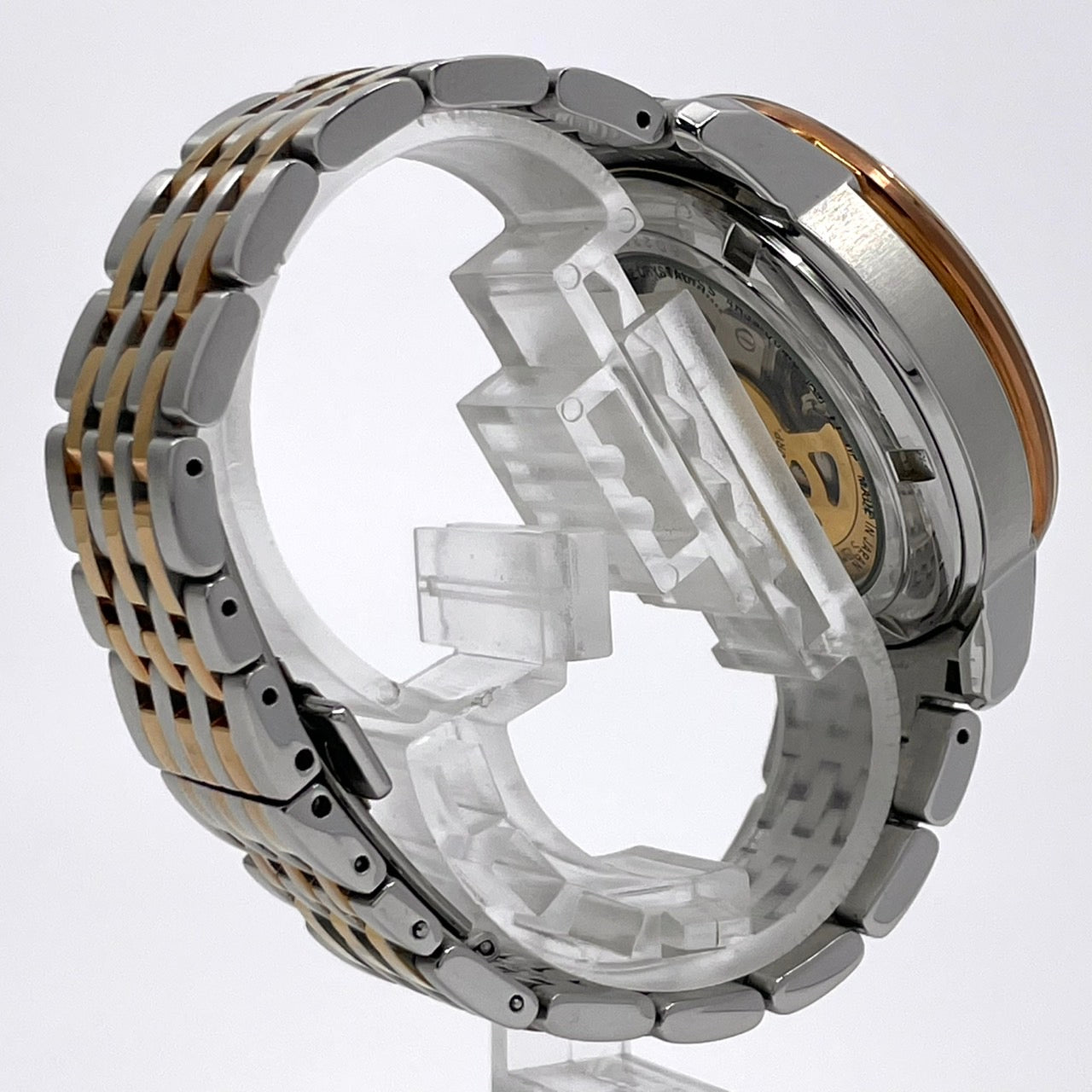 極美品 SEIKO セイコー プレサージュ クラシックコレクション SARY066 4R39-00M0 自動巻き メンズ腕時計 24石 オープンハート 稼働品 G4