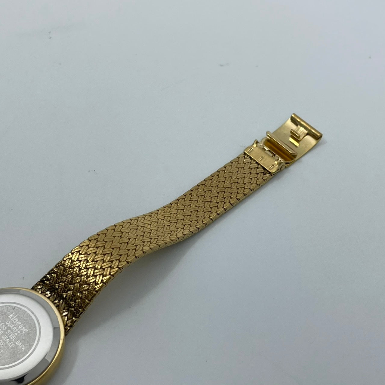 【電池交換済】Klaeuse クラウゼ レディース 腕時計 NM-1000 ゴールド メッシュベルト ドレスウォッチ エレガント ゴージャス 宝石インデックス ビンテージ クラシック スイス製ムーブメント クオーツ 箱付 G4