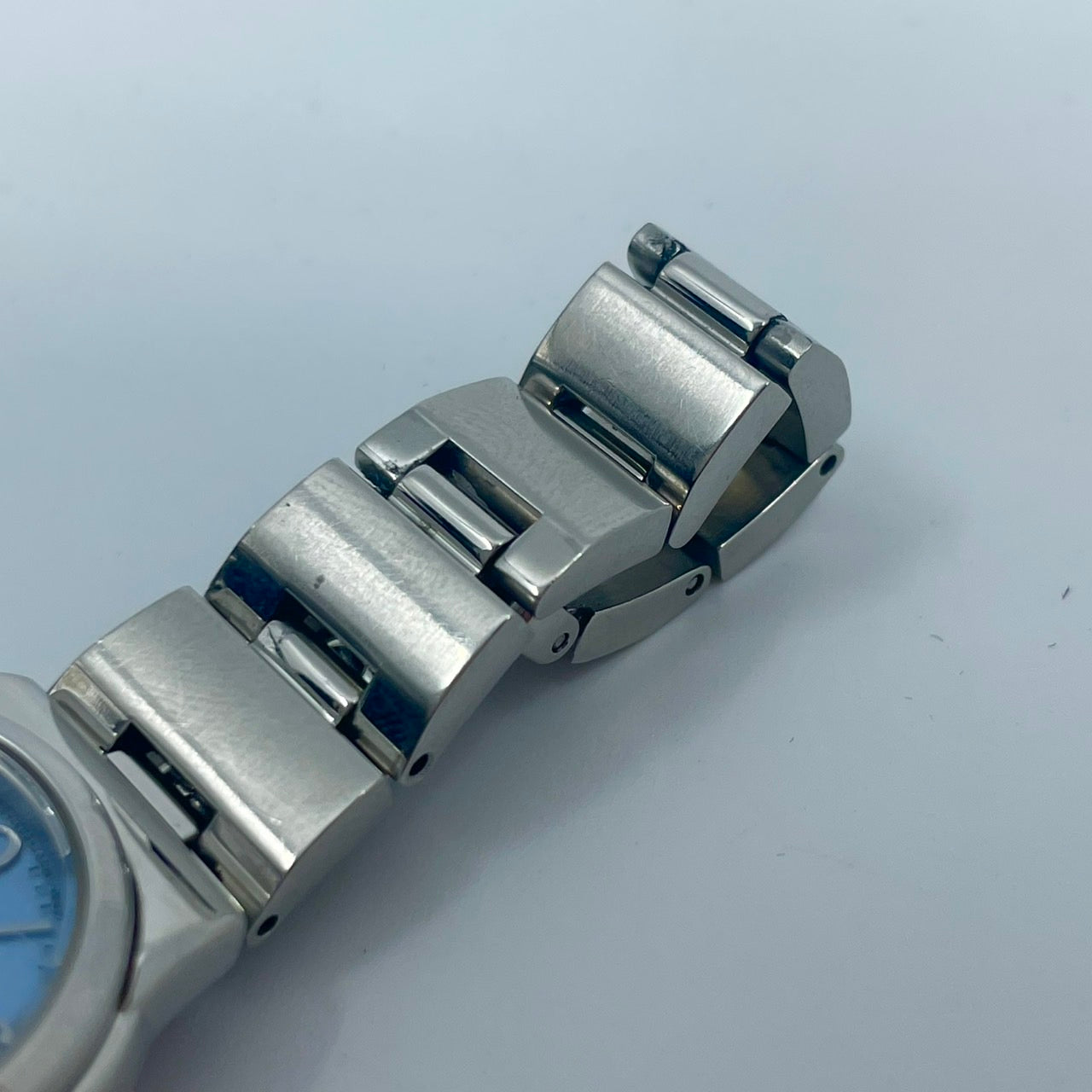 【稼働品】CITIZEN wicca シチズン ウィッカ レディース 腕時計 エコドライブ ソーラー E031-S039347 水色 ブルー文字盤 シルバー アナログ シンプルデザイン カジュアルウォッチ 10気圧防水 人気モデル クリーニング済み G4