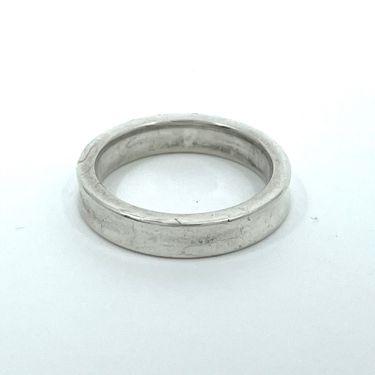 ティファニー TIFFANY&Co. 1837 シルバーリング Ag925 T&CO ロゴ刻印 シンプル ナローリング 11号 指輪 ユニセックス I1