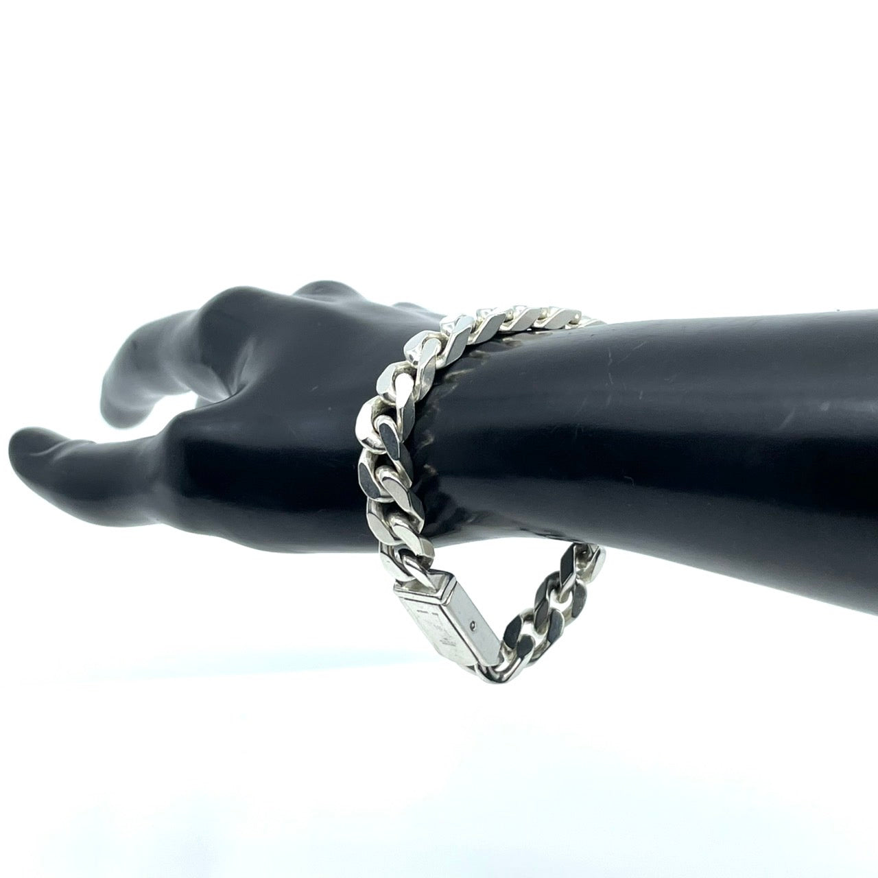 美品 グッチ GUCCI シルバー ブレスレット 喜平チェーン スターリングシルバー Ag925 メンズ レディース ユニセックス I1