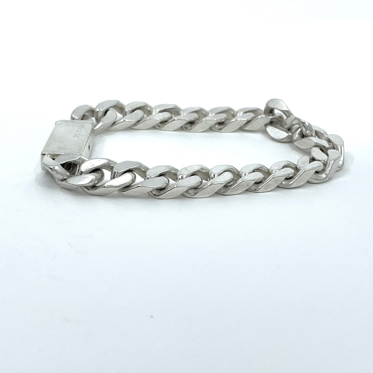 美品 グッチ GUCCI シルバー ブレスレット 喜平チェーン スターリングシルバー Ag925 メンズ レディース ユニセックス I1