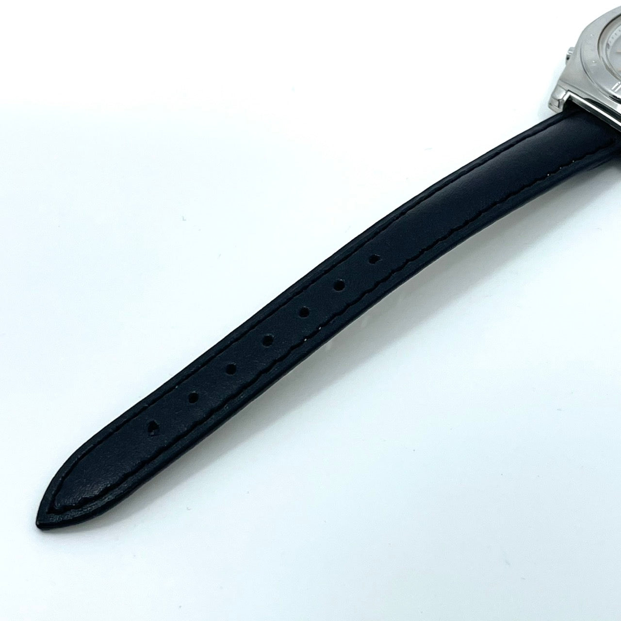 【新品ベルト（社外品）／稼働品】CASIO wave ceptor カシオ ウェーブセプター レディース 腕時計 LWA-M141 電波ソーラー アナデジ シルバー ブラックレザー ラウンド クラシック ビジネス カジュアル 多機能 クリーニング済み G6