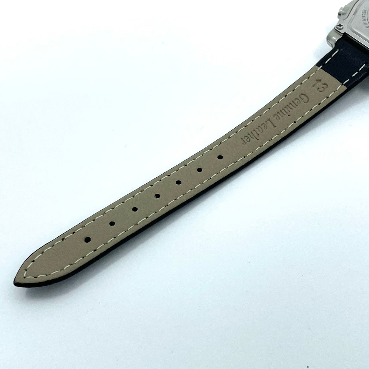 【新品ベルト（社外品）／稼働品】CASIO wave ceptor カシオ ウェーブセプター レディース 腕時計 LWA-M141 電波ソーラー アナデジ シルバー ブラックレザー ラウンド クラシック ビジネス カジュアル 多機能 クリーニング済み G6