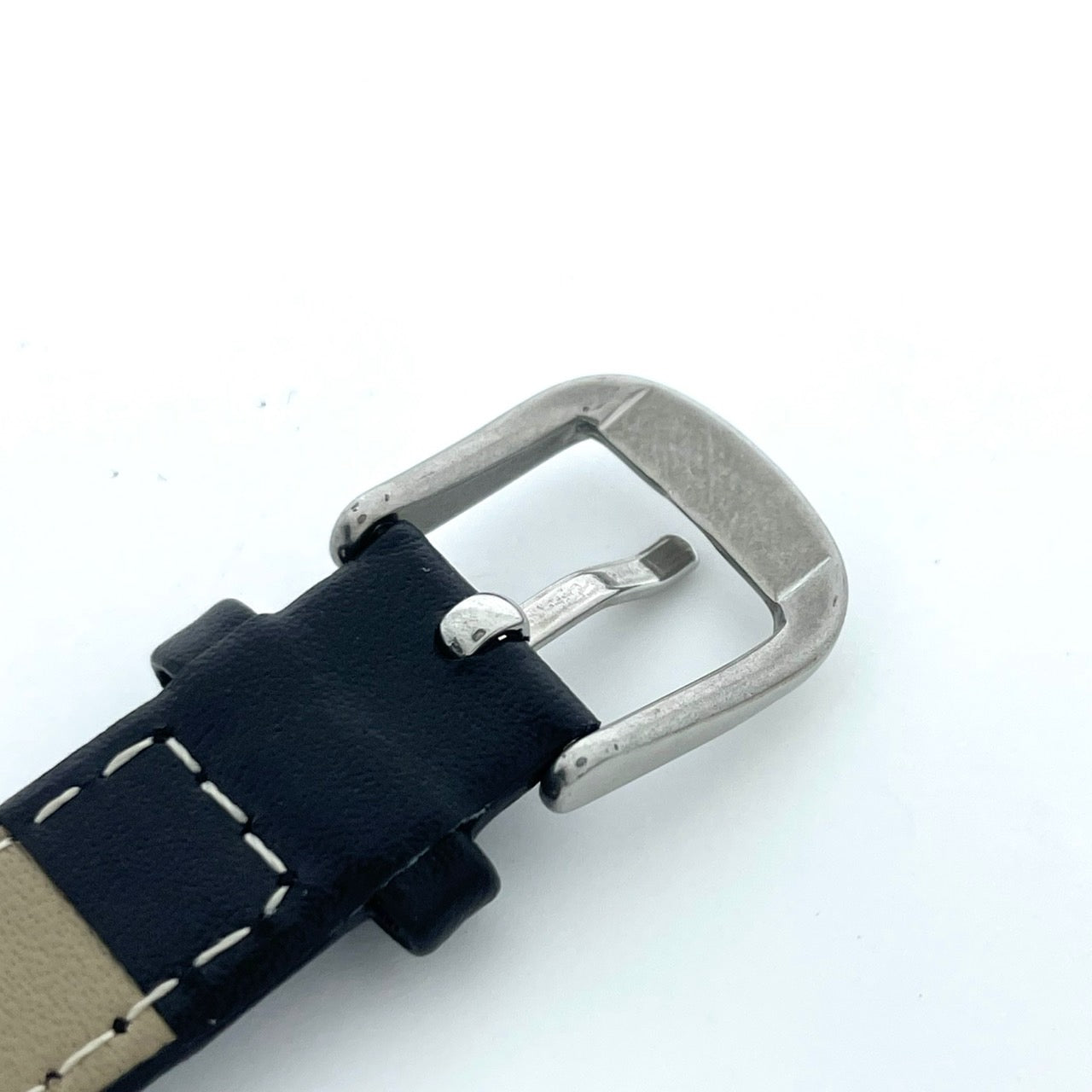 【新品ベルト（社外品）／稼働品】CASIO wave ceptor カシオ ウェーブセプター レディース 腕時計 LWA-M141 電波ソーラー アナデジ シルバー ブラックレザー ラウンド クラシック ビジネス カジュアル 多機能 クリーニング済み G6