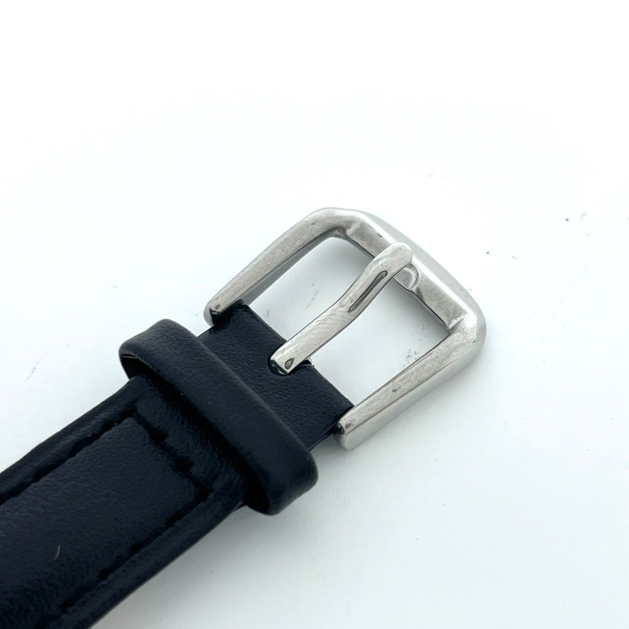 【新品ベルト（社外品）／稼働品】CASIO wave ceptor カシオ ウェーブセプター レディース 腕時計 LWA-M141 電波ソーラー アナデジ シルバー ブラックレザー ラウンド クラシック ビジネス カジュアル 多機能 クリーニング済み G6