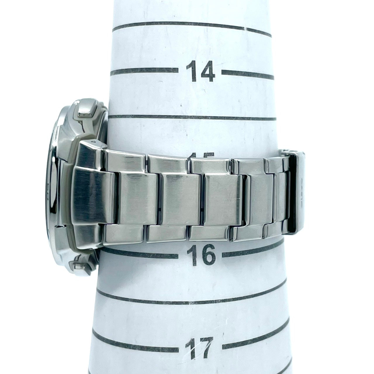 【稼働品】CASIO wave ceptor カシオ ウェーブセプター メンズ 腕時計 WVQ-M410 電波ソーラー クロノグラフ ネイビー シルバー 多機能 ワールドタイム MULTI BAND 6 ビジネス カジュアル アナログ クリーニング済 G6