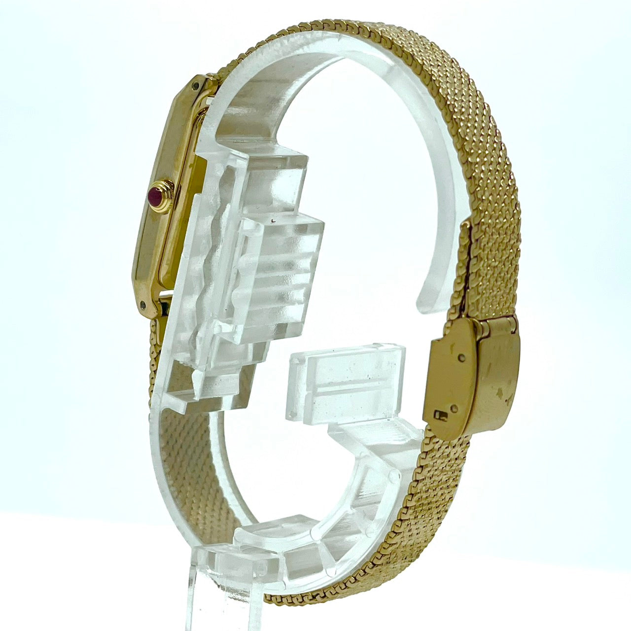 【稼働品】 citizen シチズン Kii: キー 腕時計 EG7043-50W レディース エコドライブ ソーラー ゴールド レクタンギュラー スクエア メッシュベルト クラシック アンティーク ドレスウォッチ ビジネス フェミニン クリーニング済 G6