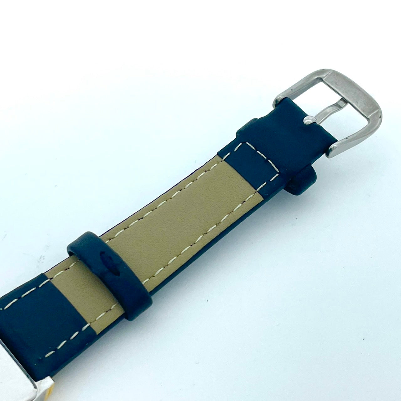 【極美品/新品ベルト/電池交換済/稼働品】SEIKO セイコー メンズ 腕時計 5P31-5000 スクエア ゴールド文字盤 シルバー クオーツ アナログ ビンテージ クラシック ドレスウォッチ エレガント ビジネス シンプル クリーニング済 G6