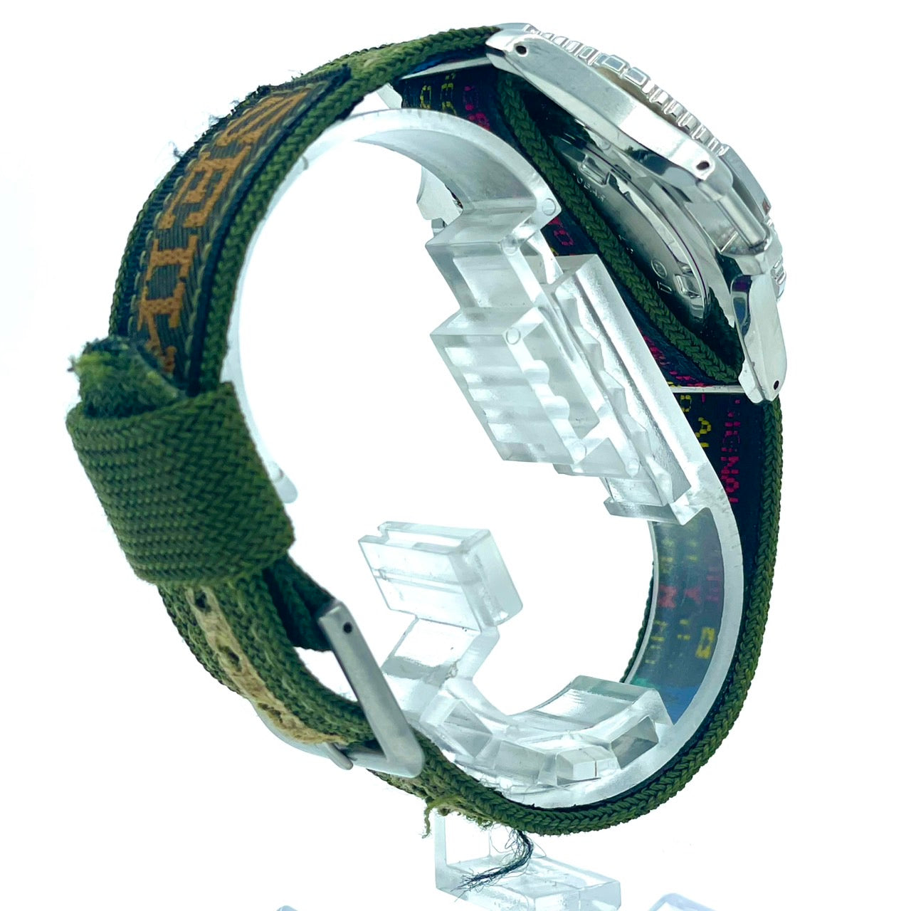 【電池交換済／稼働品】SEIKO セイコー FIELD MASTER フィールドマスター 7N35-6090 メンズ 腕時計 20BAR防水 方位磁針ベゼル ミリタリーウォッチ アウトドア カーキ グリーン クオーツ アナログ ビンテージ クリーニング済 G6