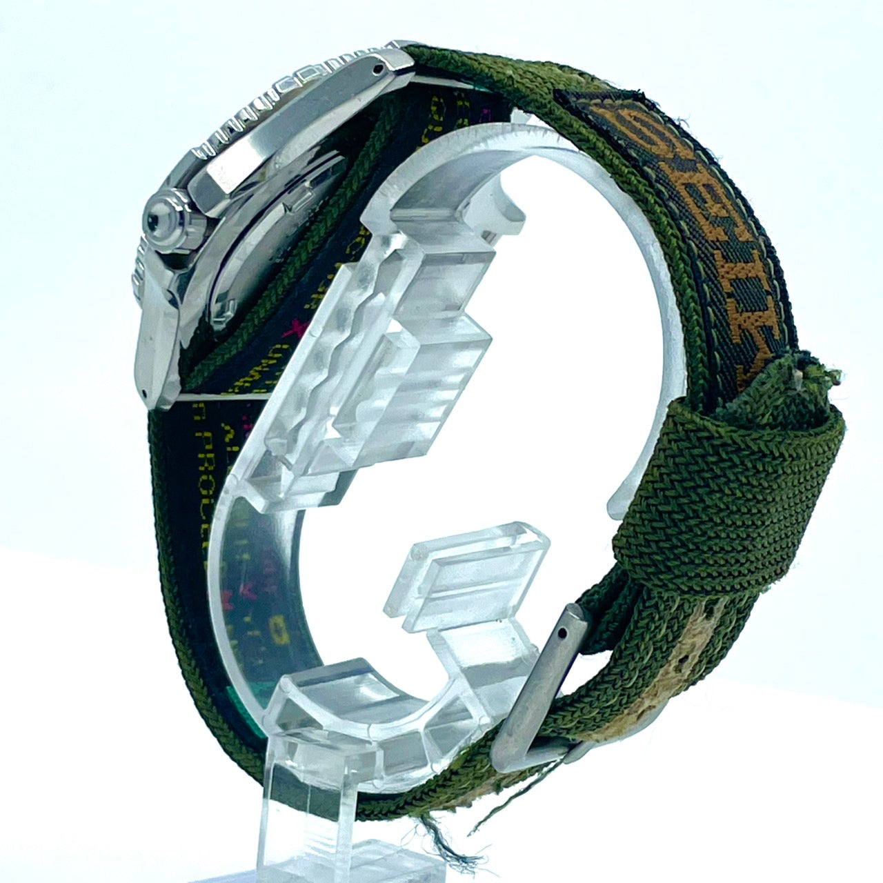 【電池交換済／稼働品】SEIKO セイコー FIELD MASTER フィールドマスター 7N35-6090 メンズ 腕時計 20BAR防水 方位磁針ベゼル ミリタリーウォッチ アウトドア カーキ グリーン クオーツ アナログ ビンテージ クリーニング済 G6