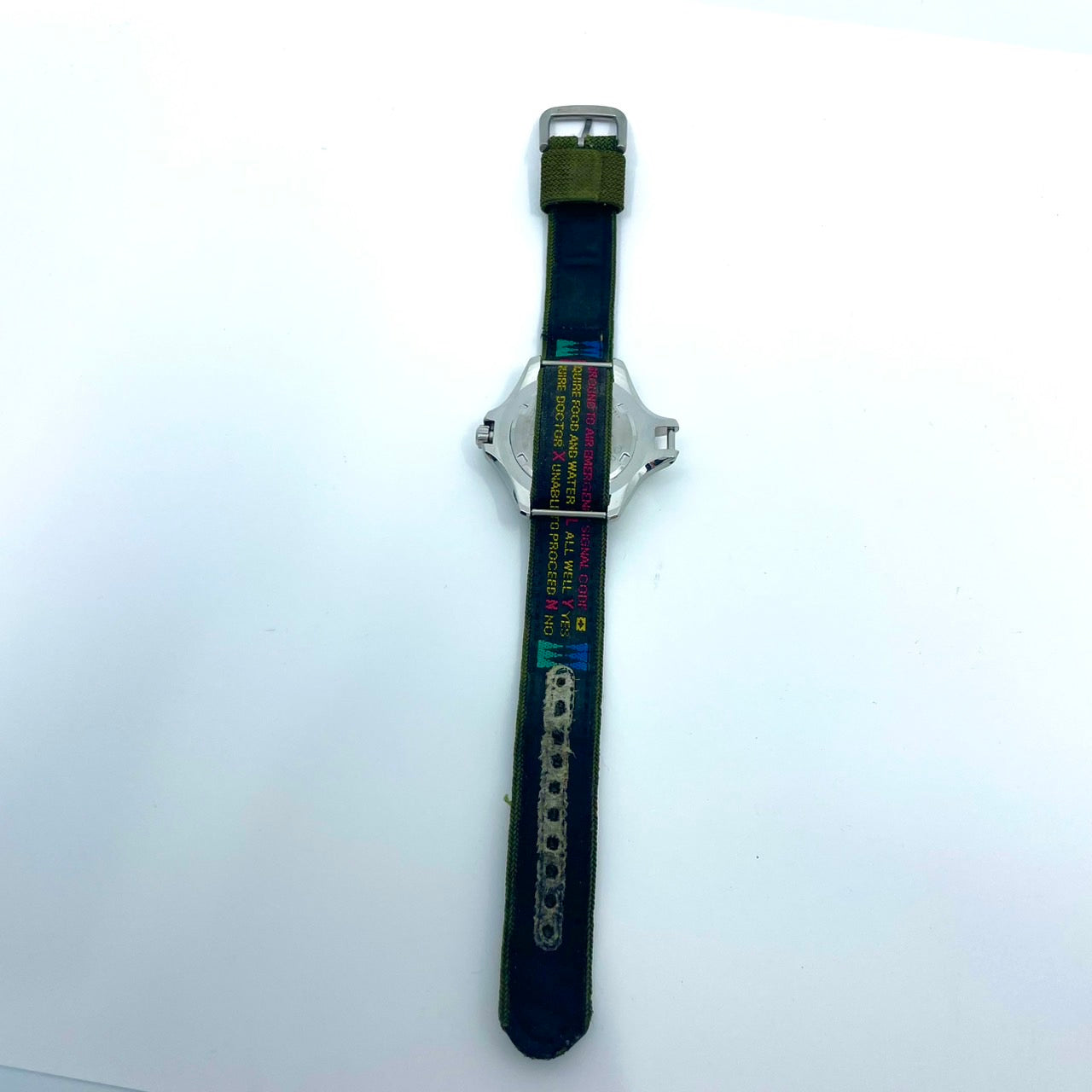 【電池交換済／稼働品】SEIKO セイコー FIELD MASTER フィールドマスター 7N35-6090 メンズ 腕時計 20BAR防水 方位磁針ベゼル ミリタリーウォッチ アウトドア カーキ グリーン クオーツ アナログ ビンテージ クリーニング済 G6