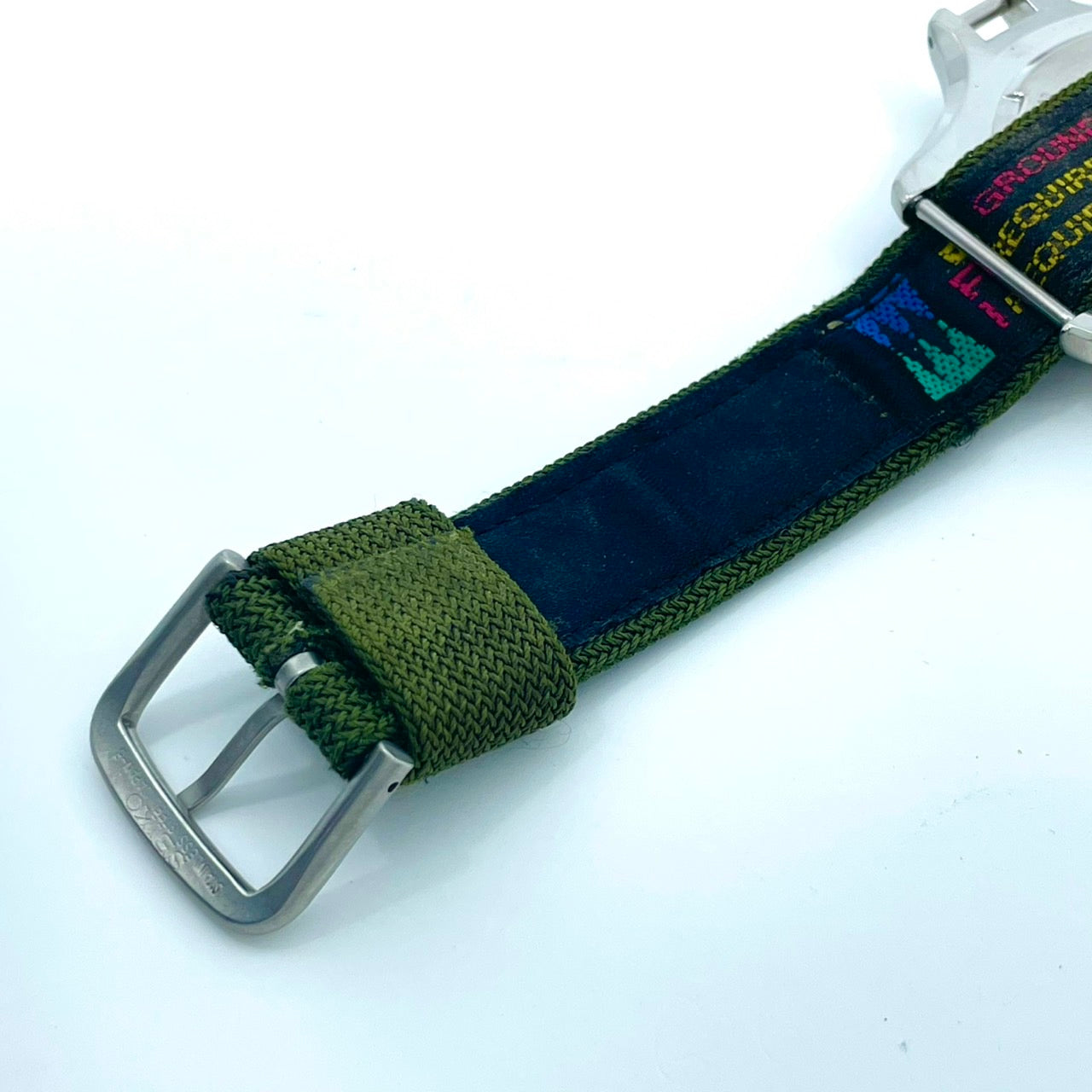 【電池交換済／稼働品】SEIKO セイコー FIELD MASTER フィールドマスター 7N35-6090 メンズ 腕時計 20BAR防水 方位磁針ベゼル ミリタリーウォッチ アウトドア カーキ グリーン クオーツ アナログ ビンテージ クリーニング済 G6