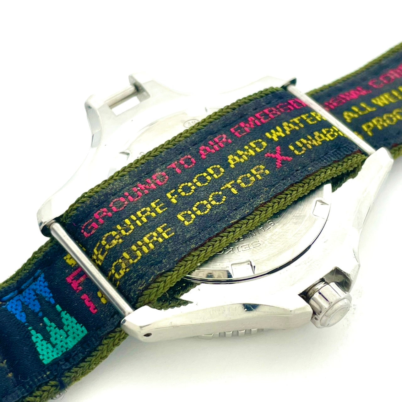 【電池交換済／稼働品】SEIKO セイコー FIELD MASTER フィールドマスター 7N35-6090 メンズ 腕時計 20BAR防水 方位磁針ベゼル ミリタリーウォッチ アウトドア カーキ グリーン クオーツ アナログ ビンテージ クリーニング済 G6