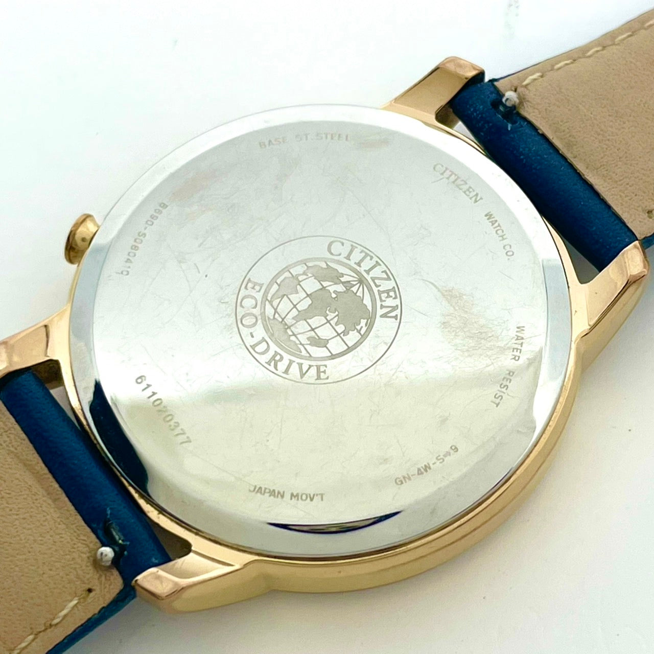 【動作確認済】シチズン CITIZEN エコドライブ レディース 腕時計 B690-S080410 ソーラー クリスタルベゼル ハートモチーフ ゴールド ネイビー エレガント ゴージャス クラシック ウォッチ G6