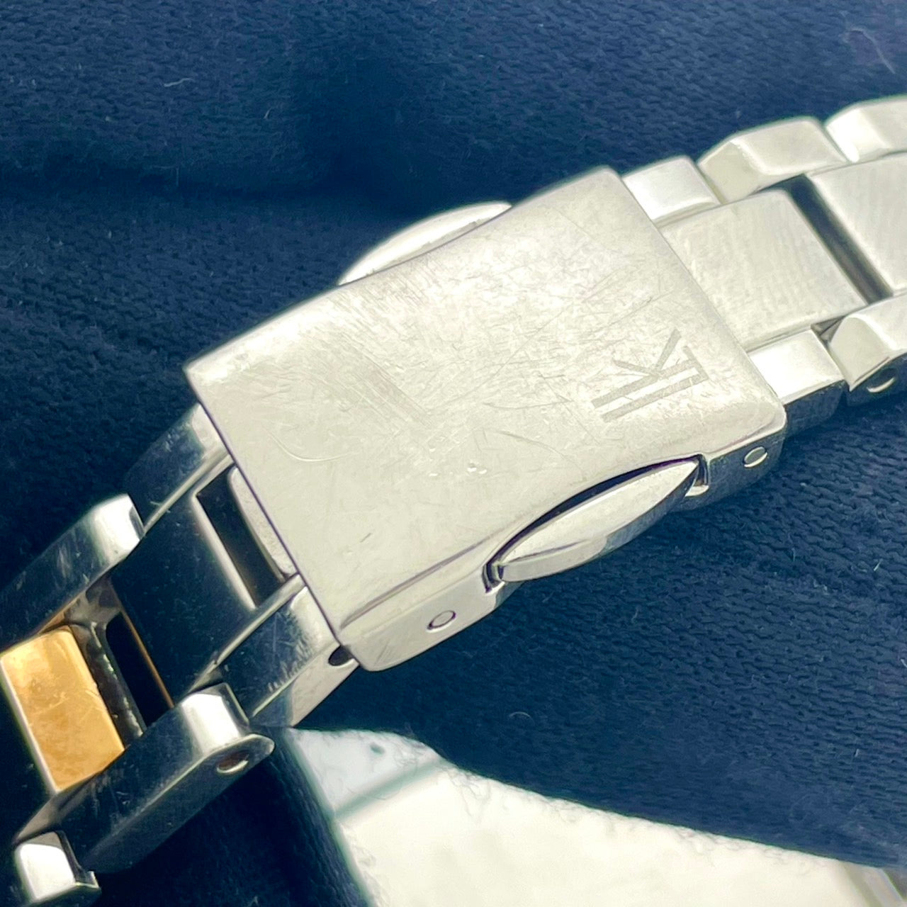 【稼働/美品】セイコー ルキア 3B51-0AE0 レディース 腕時計 ソーラー電波 トノー型 ピンク文字盤 シルバー ゴールド コンビ ステンレス エレガント クラシック ビジネス オフィス ファッションウォッチ クリーニング済 G6