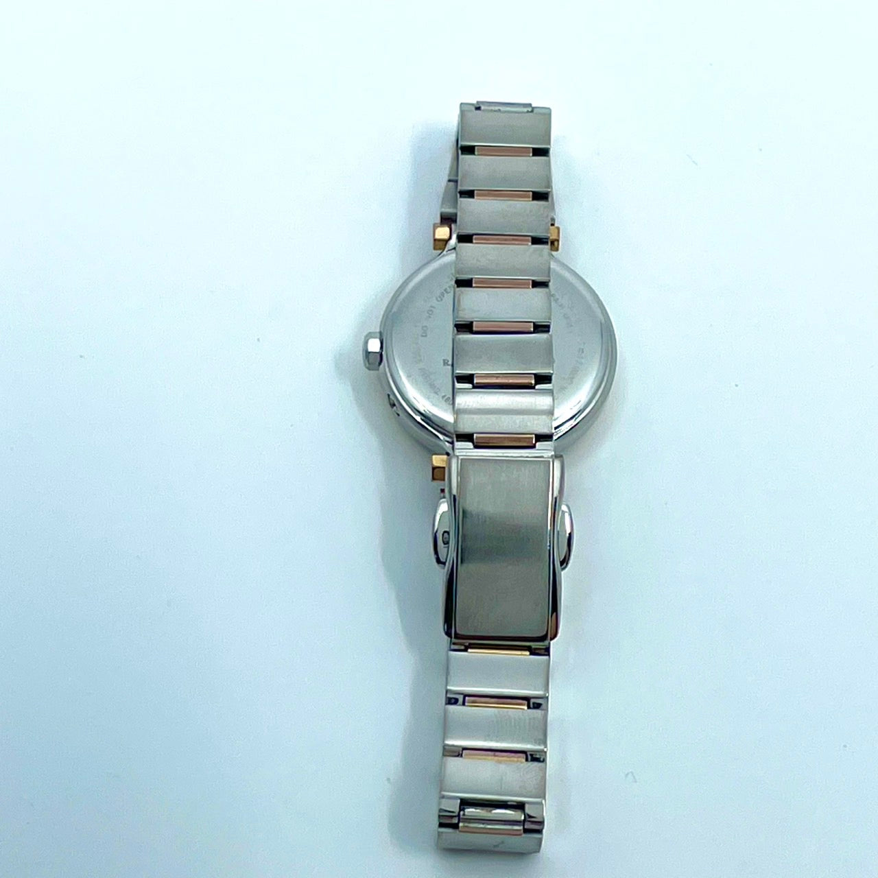 【稼働/美品】シチズン XC クロスシー 腕時計 H058-T017908 レディース エコドライブ ソーラー電波 シルバー ゴールド コンビ デイト表示 ラウンド ダイヤモンド エレガント ドレスウォッチ ビジネス クリーニング済 G6