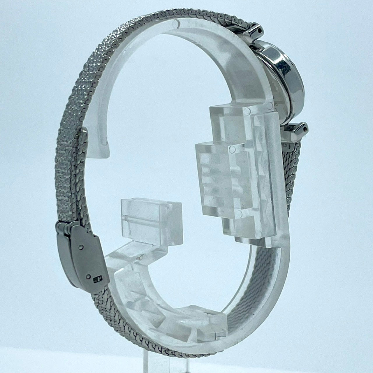 【稼働/美品】シチズン 腕時計 G626-S127998 レディース エコドライブ ソーラー シルバー シェル文字盤 ラウンド メッシュベルト クラシック エレガント ドレスウォッチ フェミニン ビジネス オフィス クリーニング済 G6