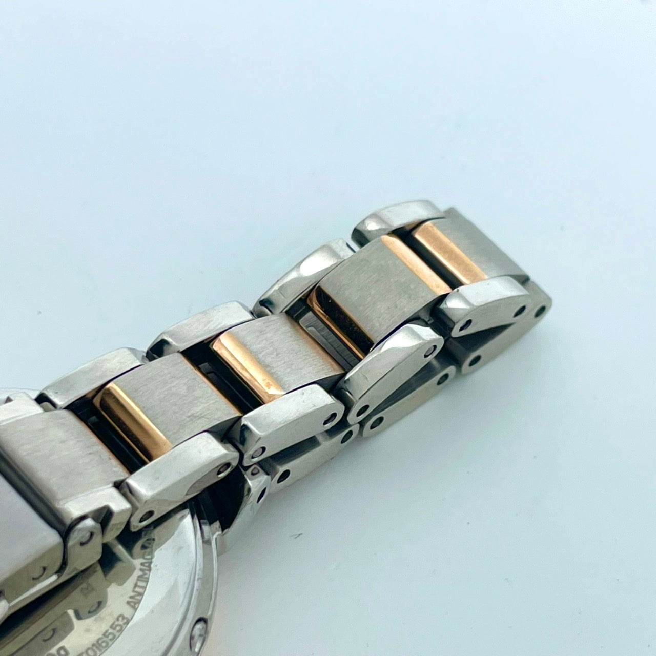 【稼働/美品】シチズン XC クロスシー 腕時計 H058-T016545 レディース エコドライブ ソーラー電波 ピンク文字盤 シルバー ゴールド コンビ デイト表示 ラウンド ローマ数字 エレガント ドレスウォッチ ビジネス クリーニング済 G6