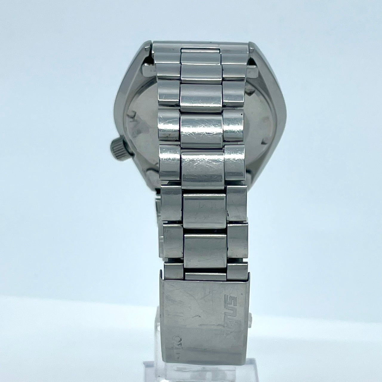 【稼働品／ビンテージ】セイコー 5アクタス シルバーウェーブ 6306-8000 腕時計 メンズ 自動巻き 21石 デイデイト 漢字曜日 シルバー文字盤 ラウンド アンティーク クラシック レトロ 希少モデル クリーニング済 G6