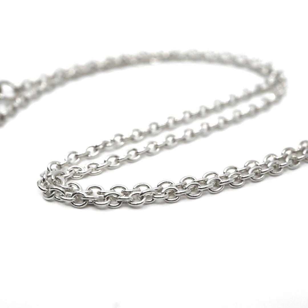 美品 TIFFANY&Co. ティファニー オープンハート ネックレス シルバー SV925 エルサ・ペレッティ ペンダント アクセサリー ジュエリー ヴィンテージ レディース I3