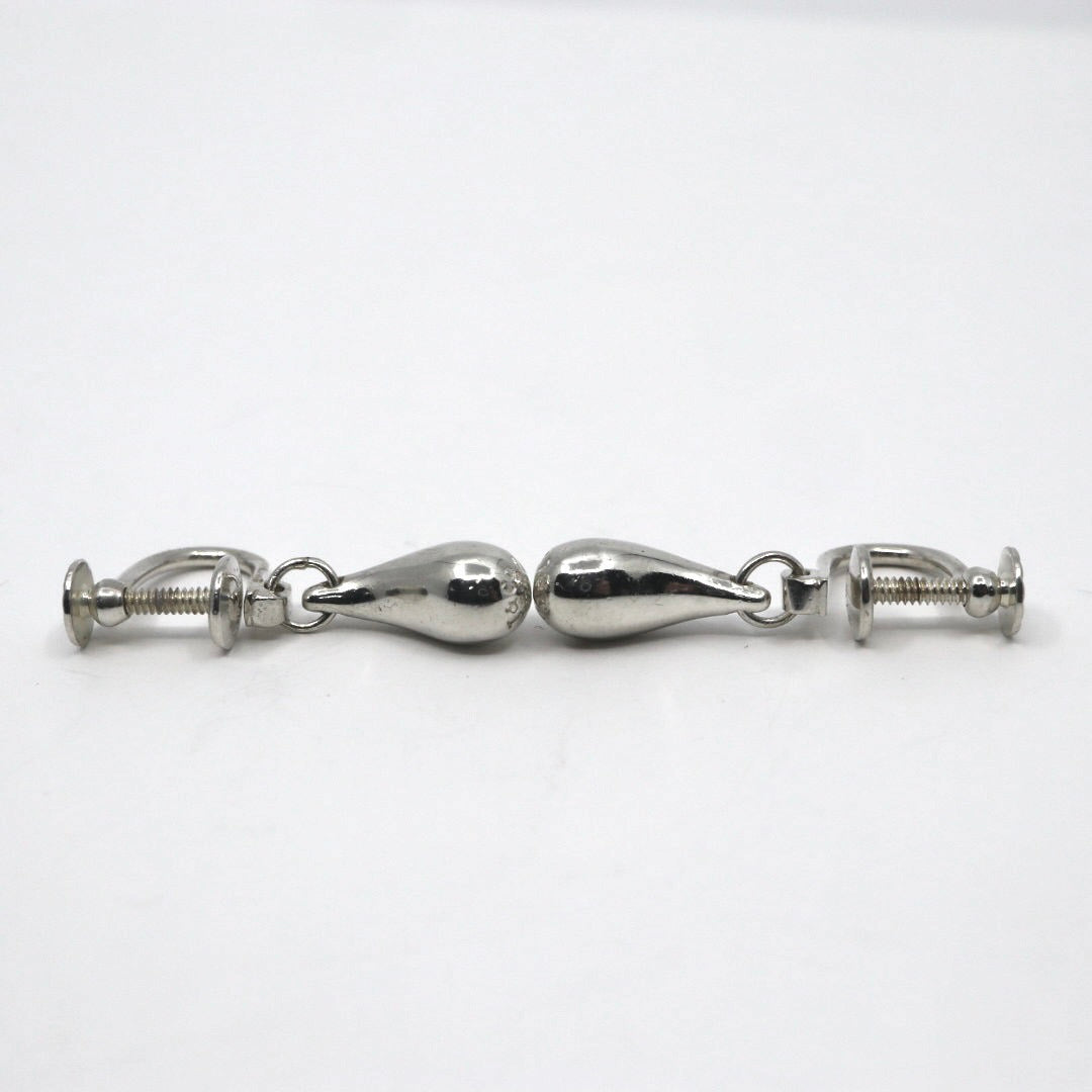 美品 TIFFANY&Co. ティファニー ティアドロップ イヤリング シルバー SV925 エルサ・ペレッティ アクセサリー ジュエリー ヴィンテージ レディース I3