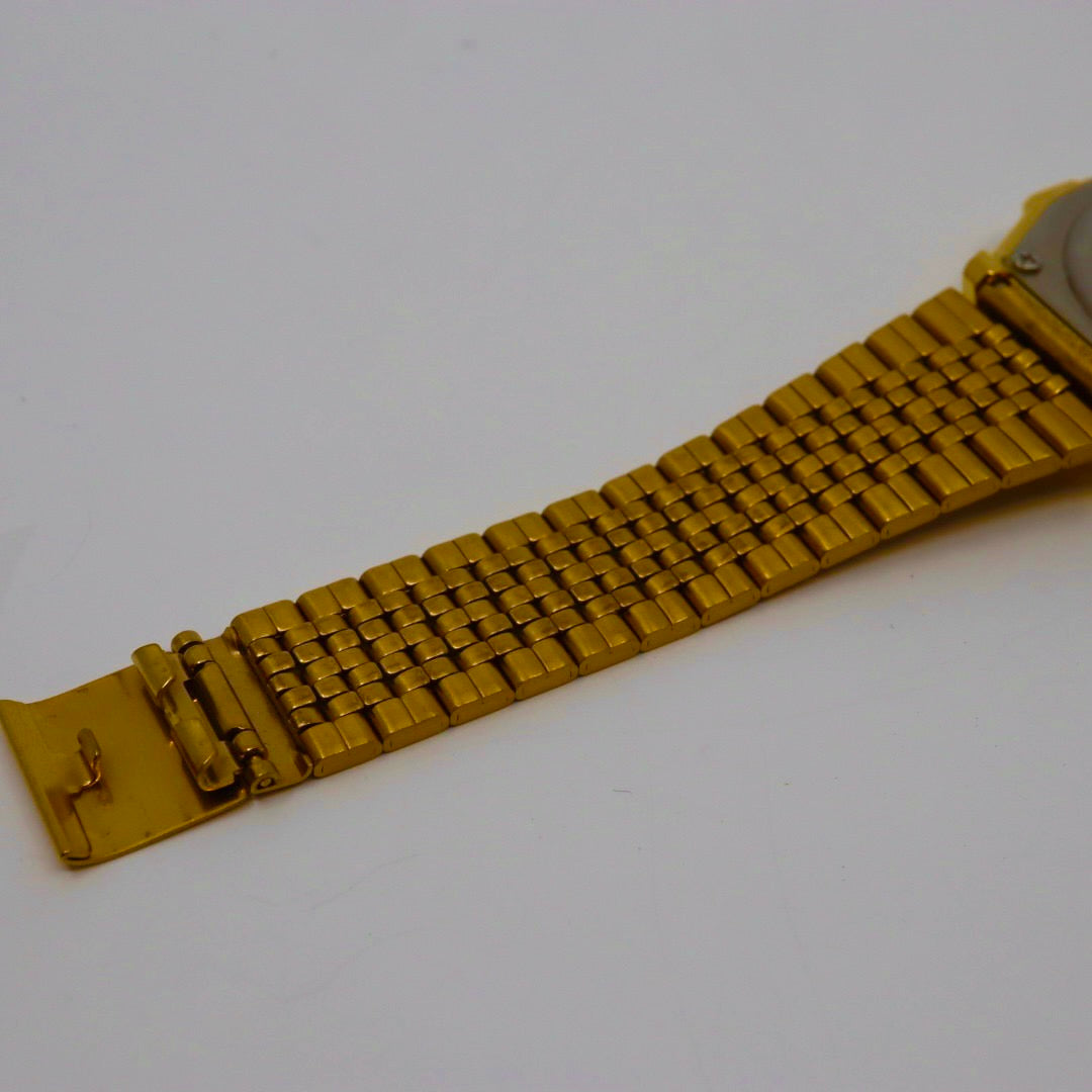 【美品/電池交換済】カシオ 腕時計 ABL-100WEG-9AJF メンズ レディース ゴールド デジタル Bluetooth ステップトラッカー Y2K 00s チープカシオ クラシック ヴィンテージ レトロデザイン スクエア 多機能 クリーニング済 G1