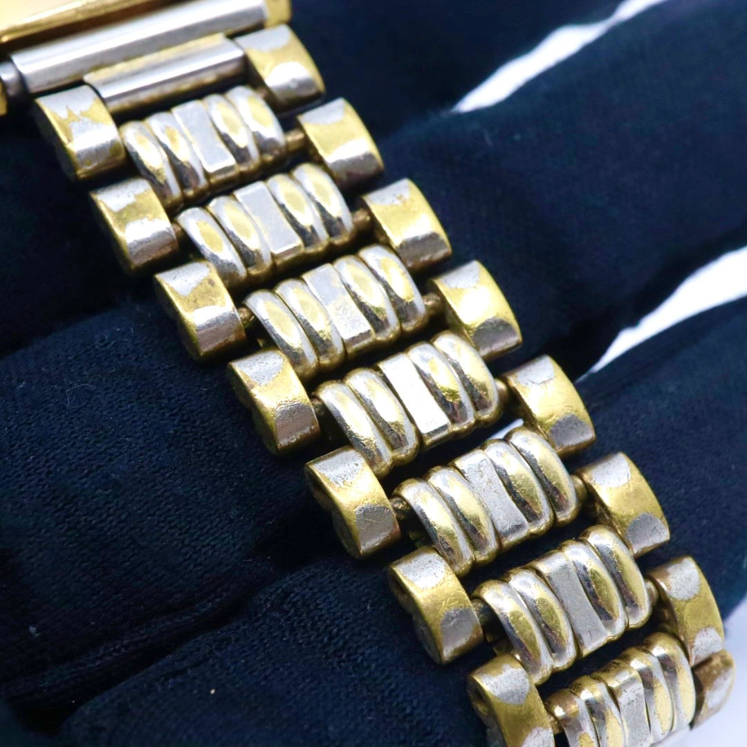 【希少品/稼働品/ヴィンテージ】エドックス EDOX ハイドロマチック 腕時計 メンズ 自動巻き ゴールド シルバー コンビ デイト表示 ラウンド アナログ アンティーク クラシック レトロ スイス製 希少モデル クリーニング済 G1