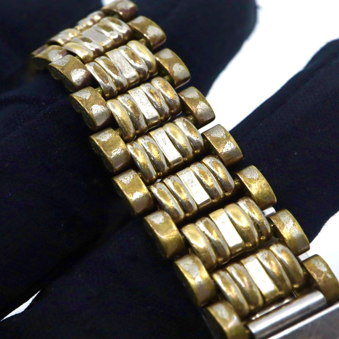 【希少品/稼働品/ヴィンテージ】エドックス EDOX ハイドロマチック 腕時計 メンズ 自動巻き ゴールド シルバー コンビ デイト表示 ラウンド アナログ アンティーク クラシック レトロ スイス製 希少モデル クリーニング済 G1