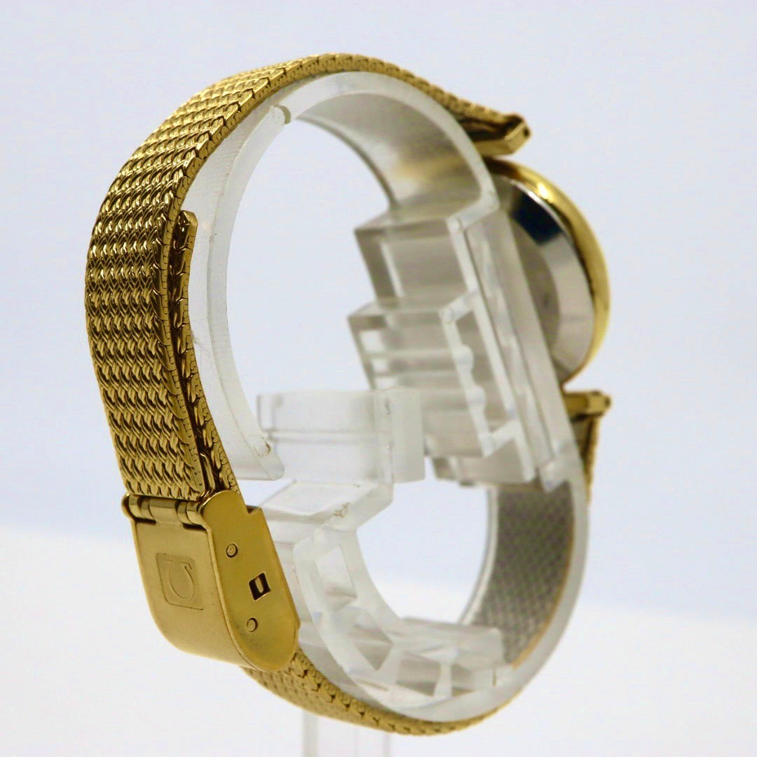 オメガ OMEGA デビル クオーツ ゴールドカラー レディース 腕時計 ゴールド文字盤 電池交換済 ラウンドフェイス アナログ ヴィンテージ レトロ アンティーク G1