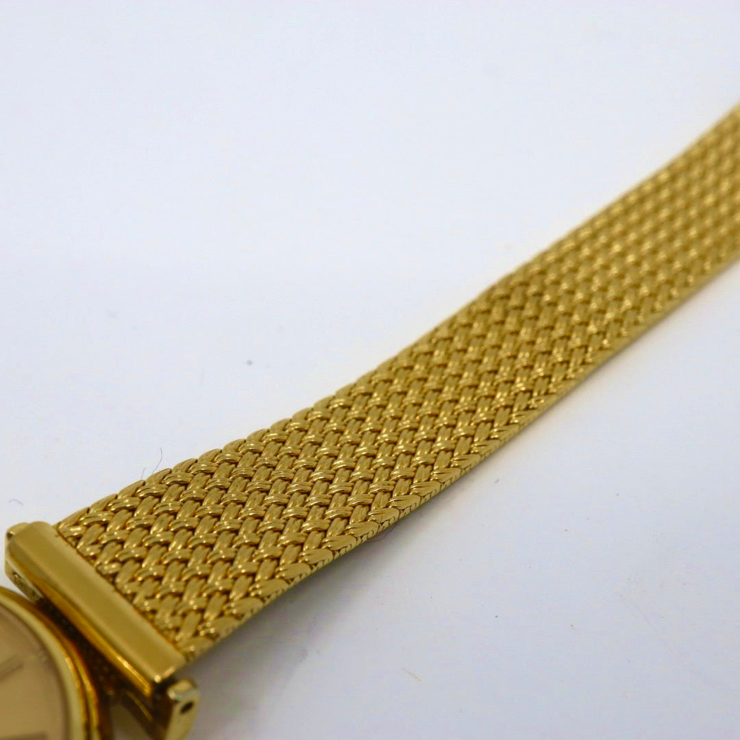 オメガ OMEGA デビル クオーツ ゴールドカラー レディース 腕時計 ゴールド文字盤 電池交換済 ラウンドフェイス アナログ ヴィンテージ レトロ アンティーク G1