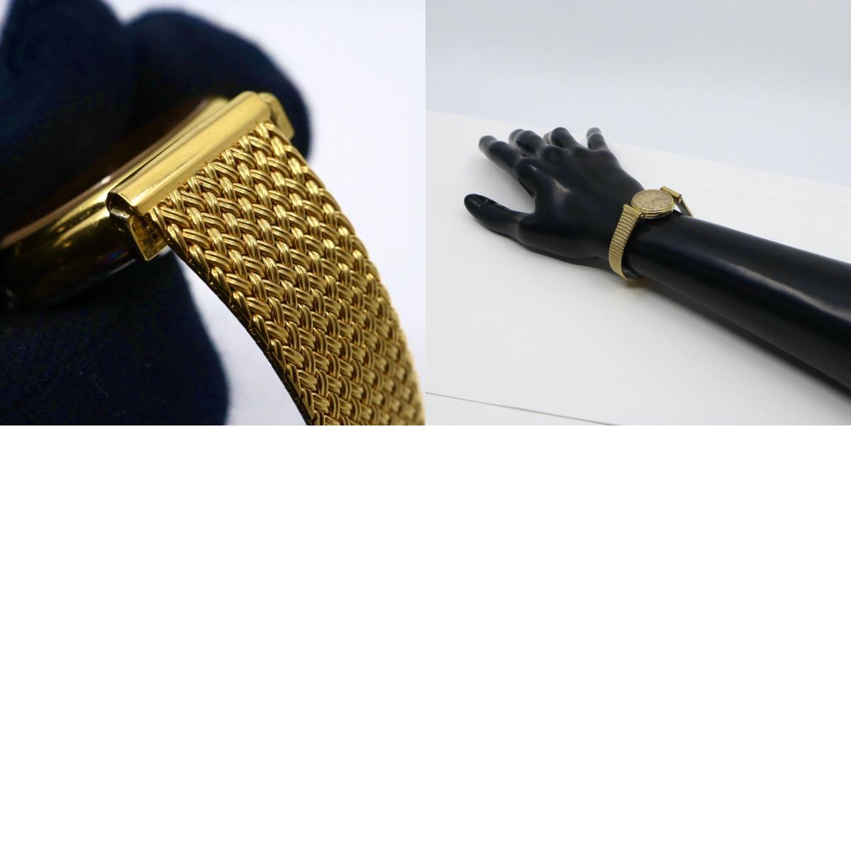 オメガ OMEGA デビル クオーツ ゴールドカラー レディース 腕時計 ゴールド文字盤 電池交換済 ラウンドフェイス アナログ ヴィンテージ レトロ アンティーク G1