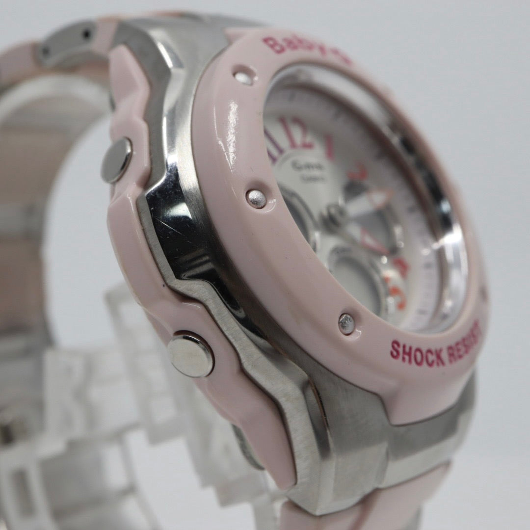 美品 CASIO カシオ Baby-G G-ms MSG-302C レディース ユニセックス 腕時計 樹脂 メタル コンポジット デザイン 人気 稼動品 G1