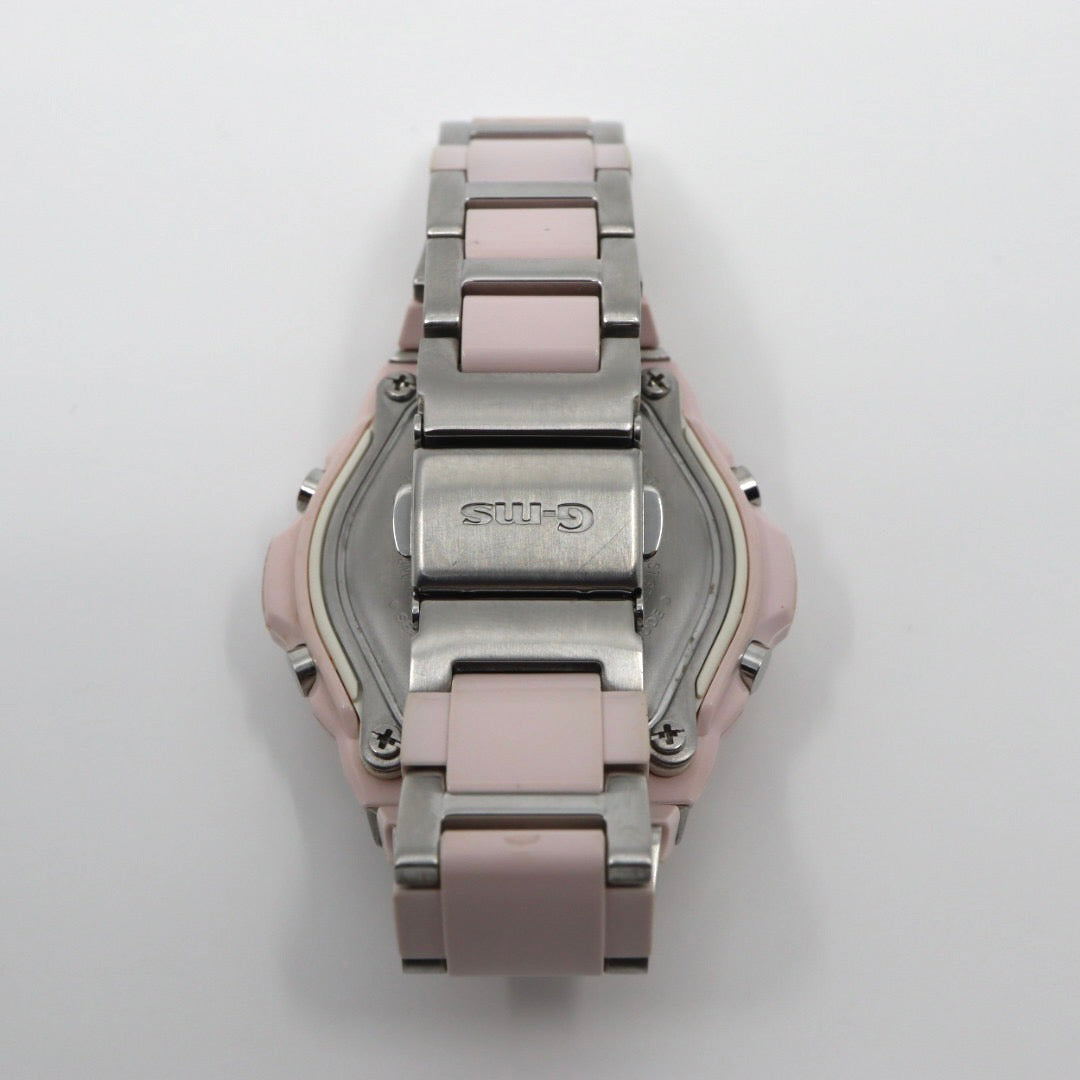 美品 CASIO カシオ Baby-G G-ms MSG-302C レディース ユニセックス 腕時計 樹脂 メタル コンポジット デザイン 人気 稼動品 G1