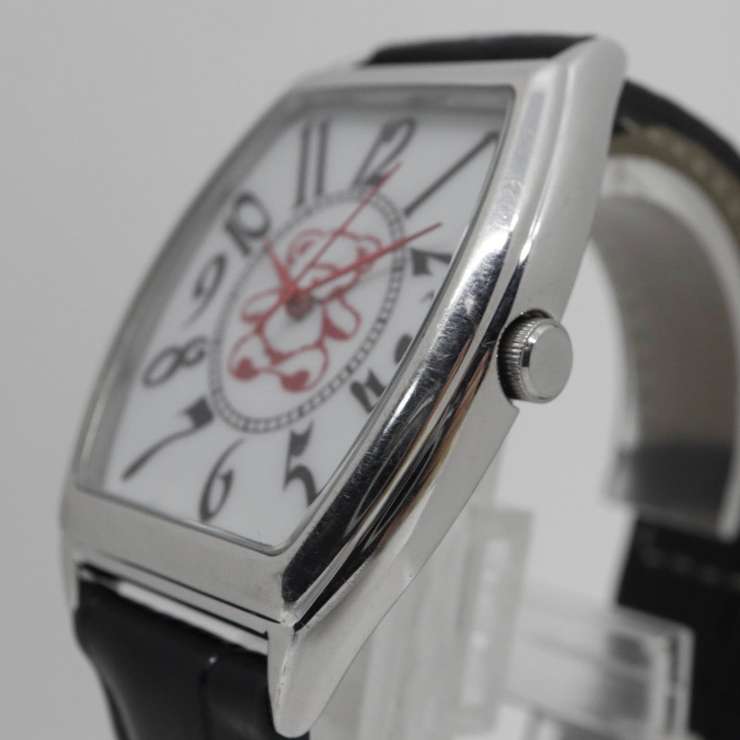 希少 CITIZEN シチズン 熊 クマ ベア ウオッチ 腕時計 白文字盤 トノー型 E031-9057544 限定 高島屋 記念モデル アナログ メンズ レディース G1