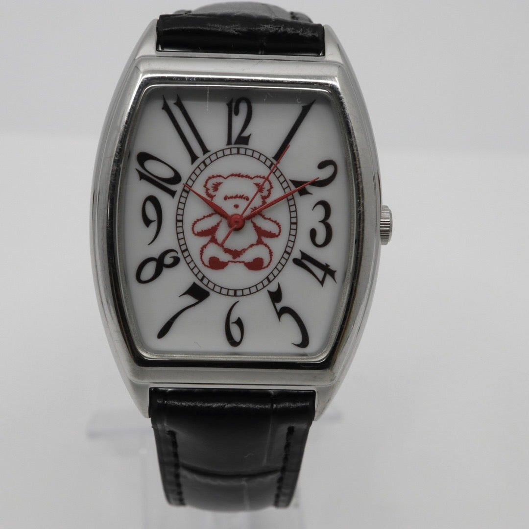 希少 CITIZEN シチズン 熊 クマ ベア ウオッチ 腕時計 白文字盤 トノー型 E031-9057544 限定 高島屋 記念モデル アナログ メンズ レディース G1