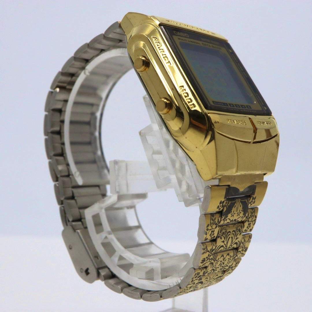 美品 電池交換済み CASIO カシオ DATA BANK データバンク DB-360 ゴールド デジタル 腕時計 Y2K 00s archive シエラレオネコラボ 稼働品 G1