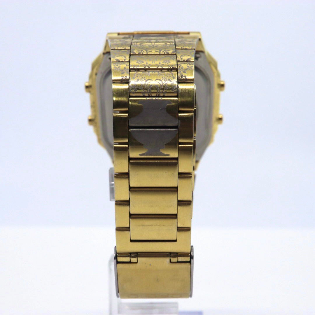 美品 電池交換済み CASIO カシオ DATA BANK データバンク DB-360 ゴールド デジタル 腕時計 Y2K 00s archive シエラレオネコラボ 稼働品 G1